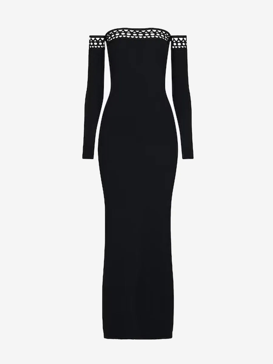 Alaïa Vestido Vienne Maxi