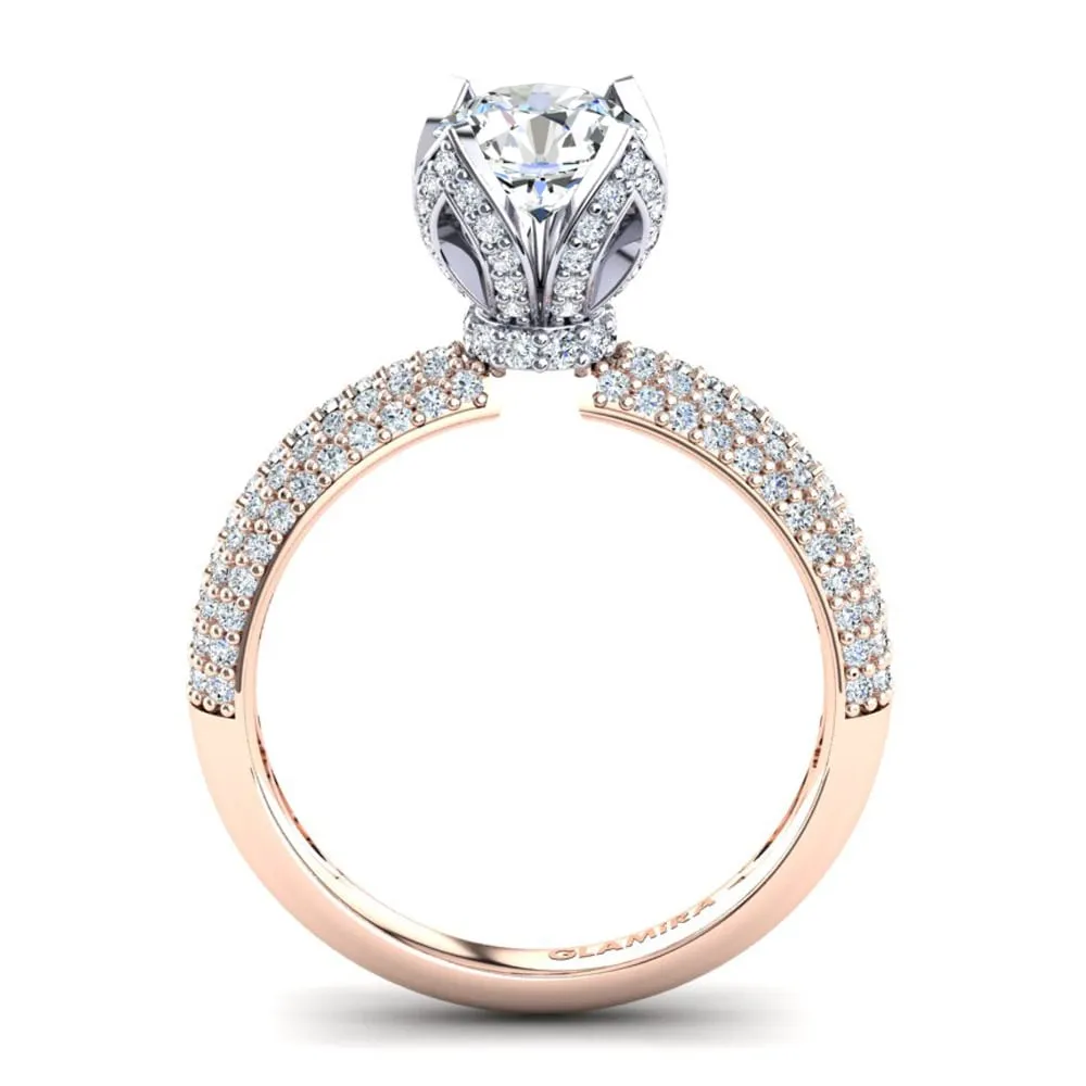 Anillo de compromiso Queen 1.0 crt
