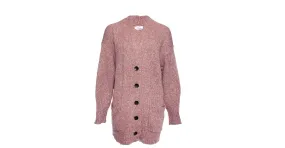 Autre Marque Isabel marant etoile, Cárdigan oversize en rosa viejo 