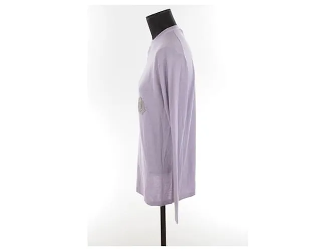 Balmain Top de cachemir Púrpura 