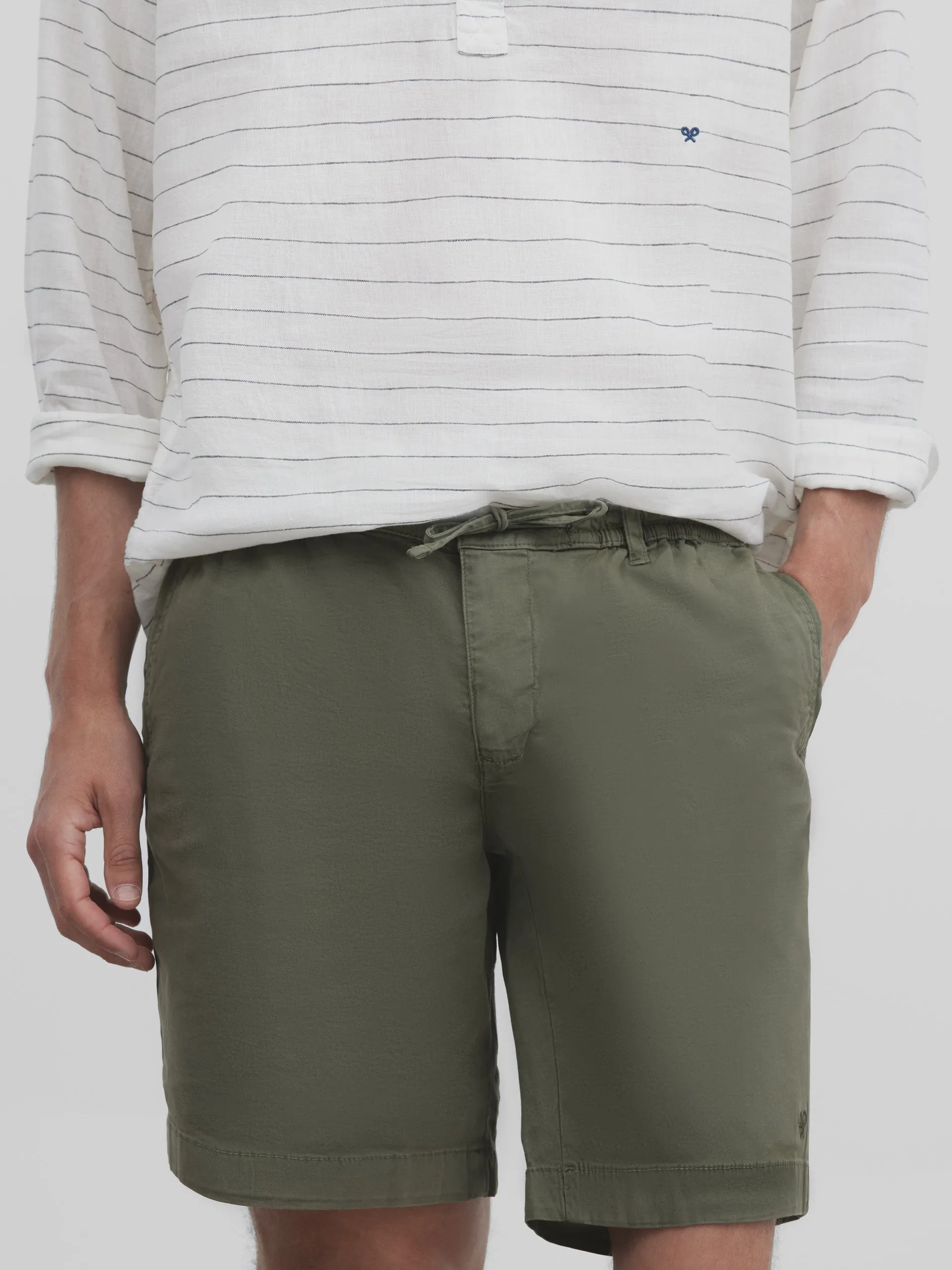 Bermuda jogger silbon verde