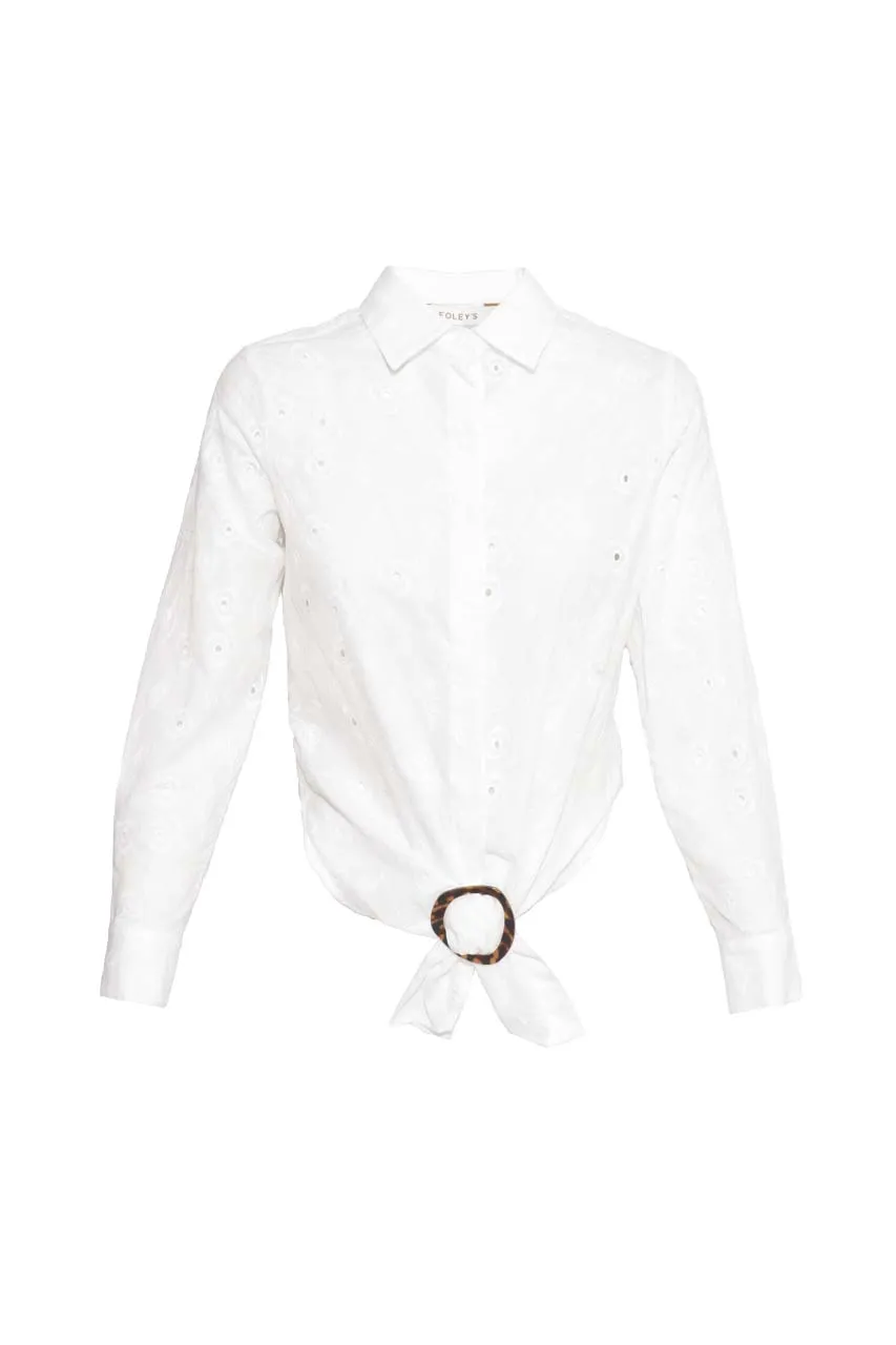 Blusa Tira Bordada con Hebilla Foleys 123372