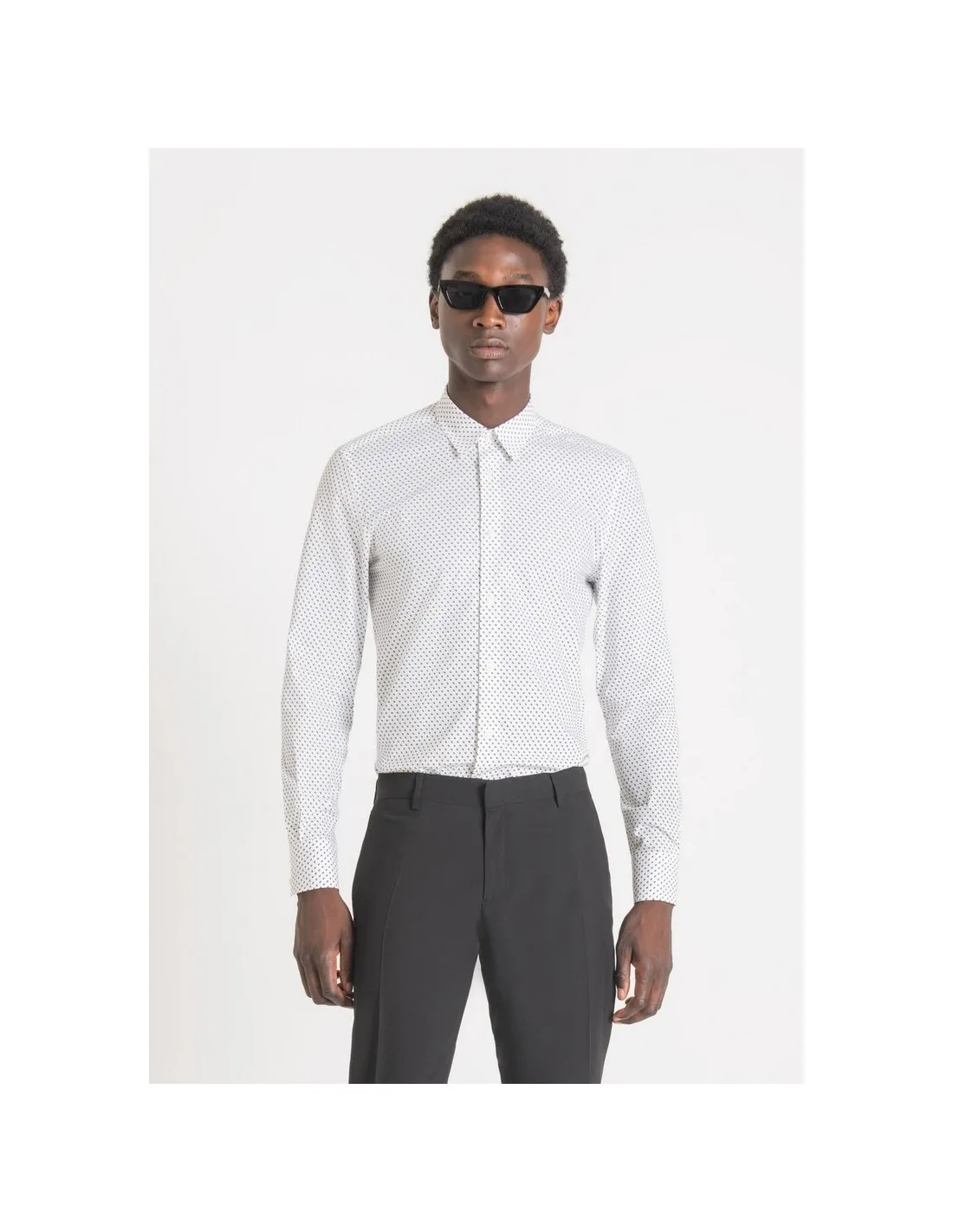 Camisa Antony Morato Blanca Estampada - Ecool