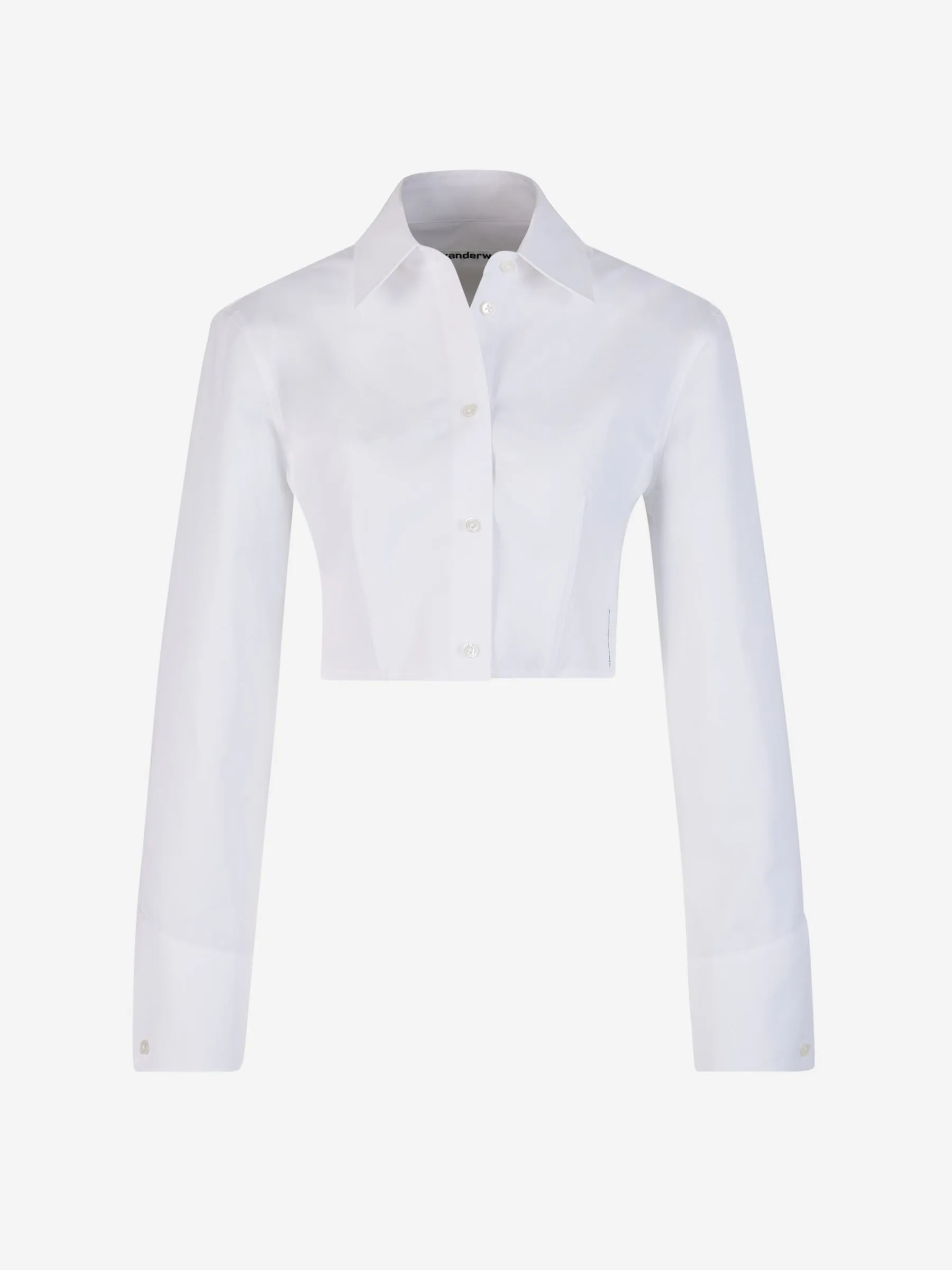 Camisa Cropped Algodón