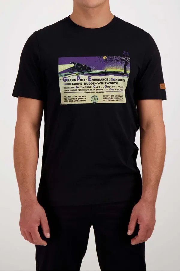 Camiseta Hombre 24H Le Mans Tsm23-005 Noir