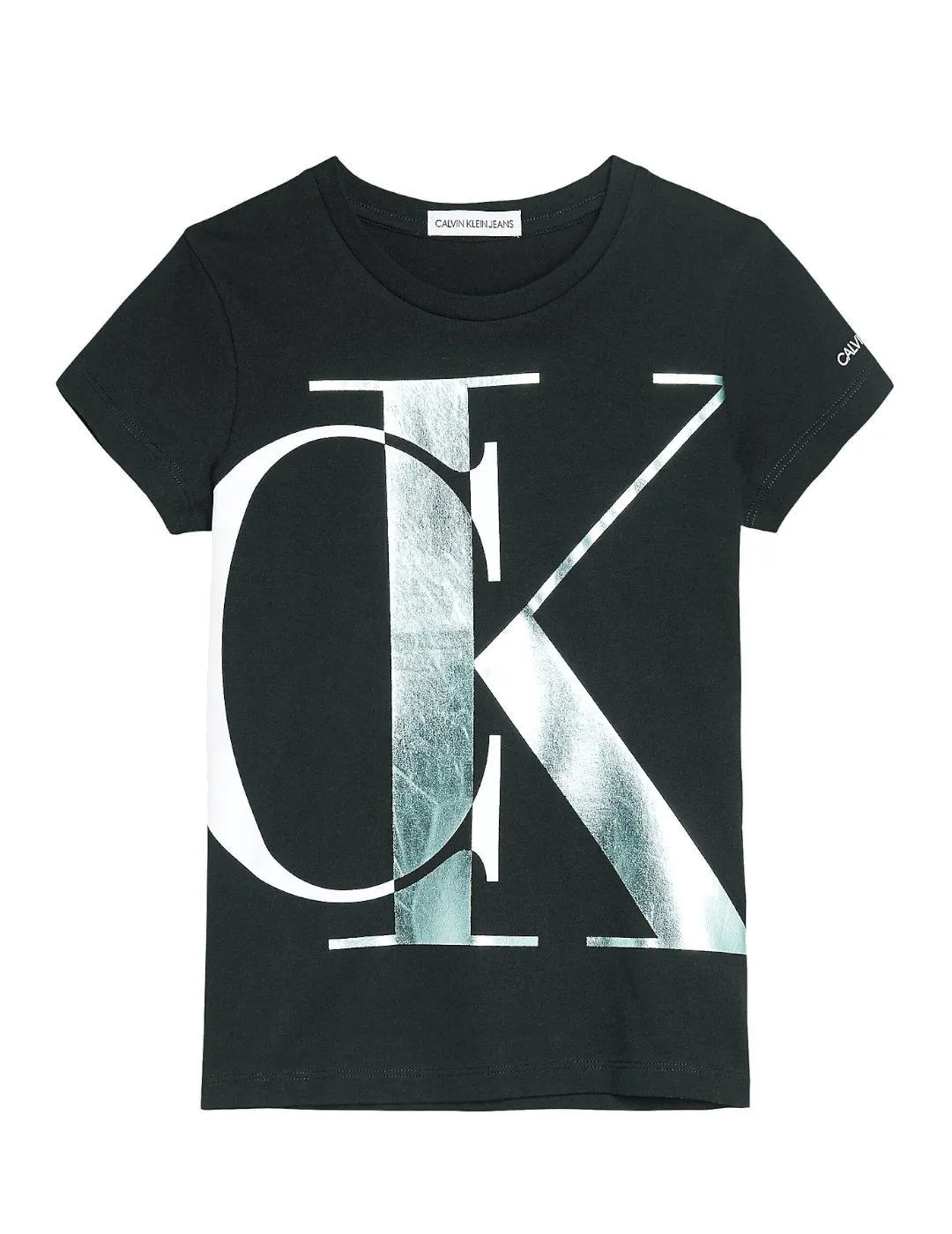 Camiseta negra Exploded Monogram Slim