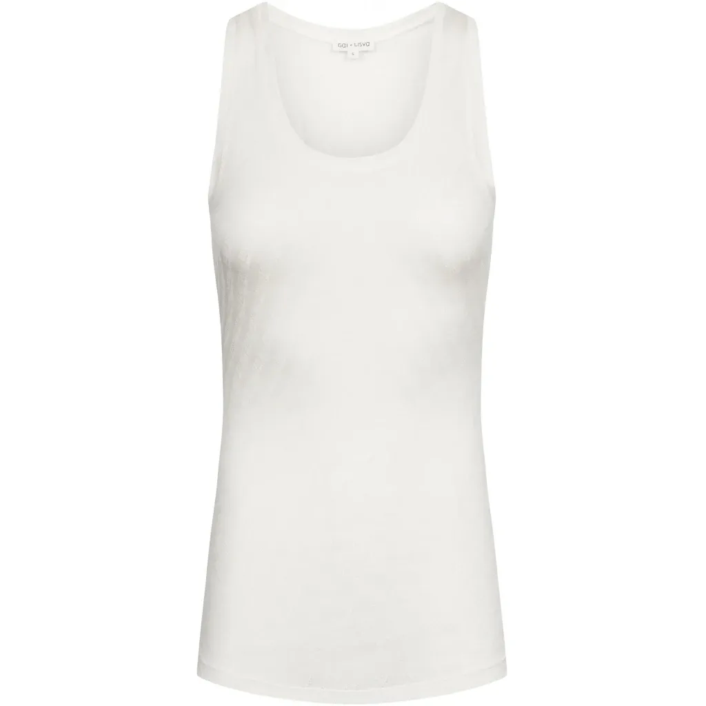 CAMISETA PATRN PERFORADO BLANCA