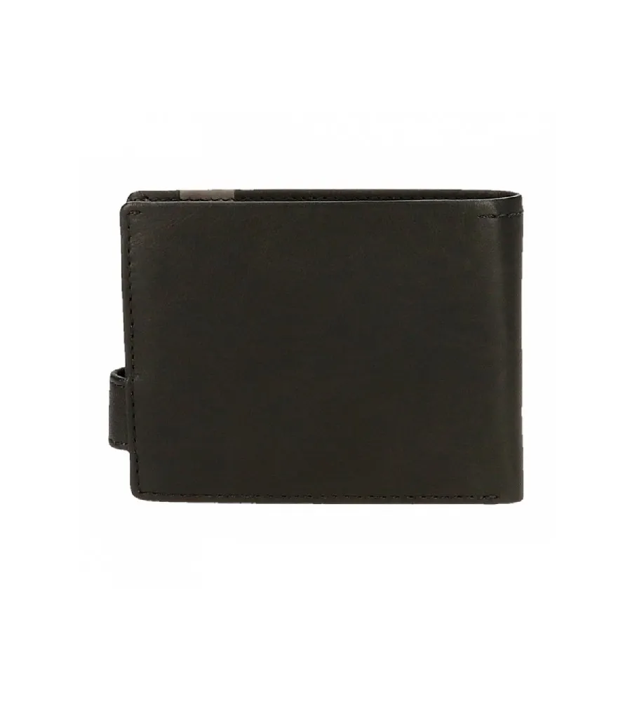 Cartera Adept Max Negro -11x8.5x1cm-