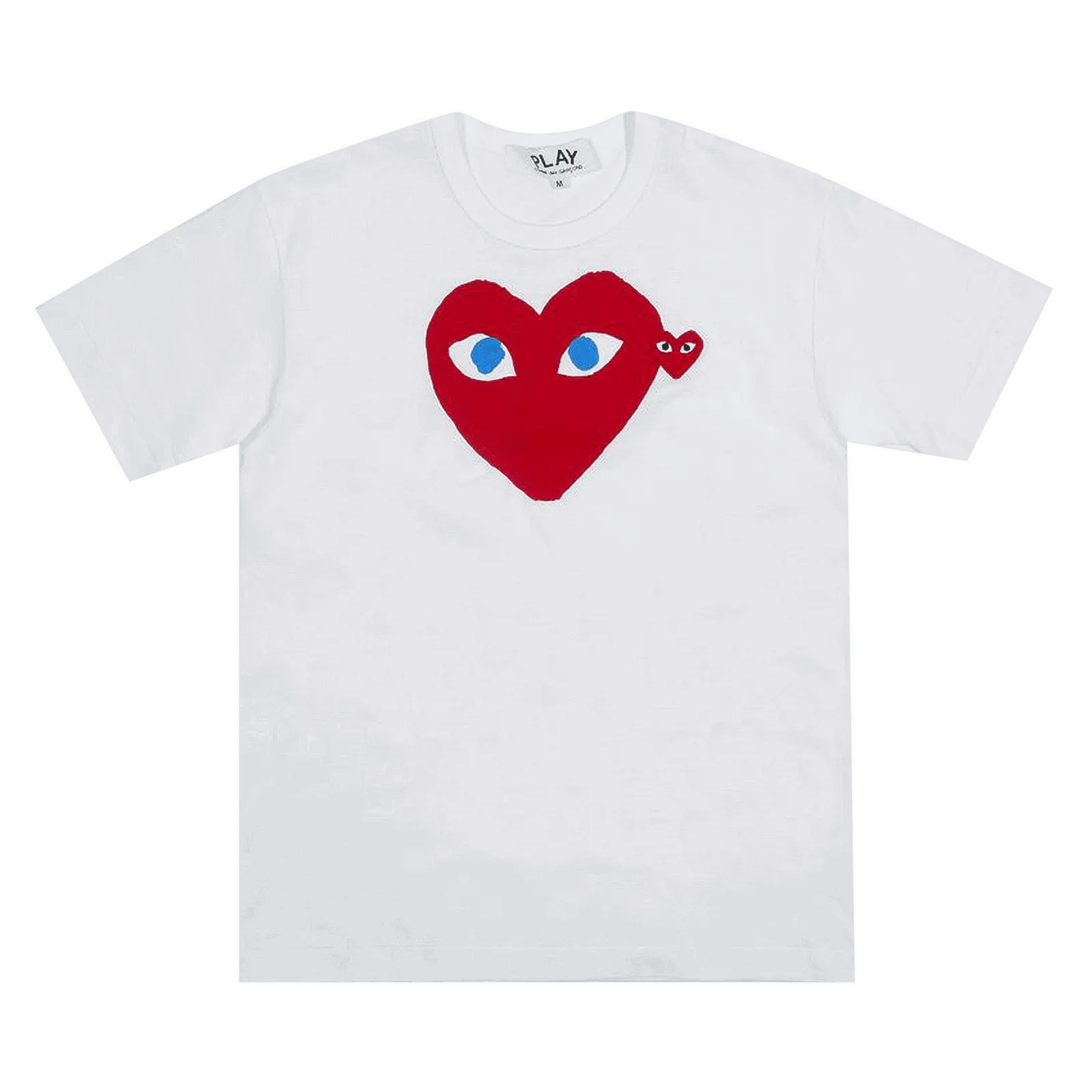 Comme des Garçons PLAY Blue Eyes Red Heart T-Shirt