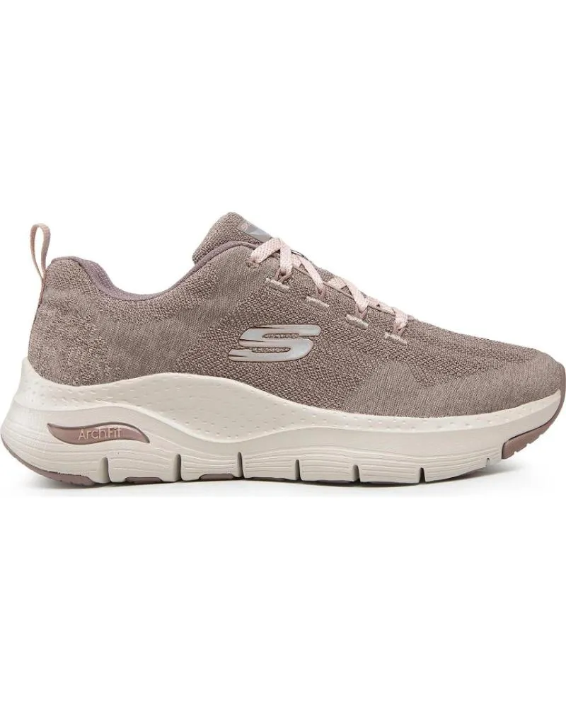 Deportivas SKECHERS  de Mujer y Niña 149414 ARCH FIT - COMFY WAVE  TAUPE