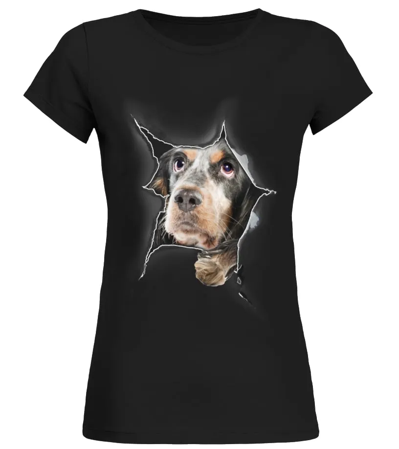 English Springer Spaniel 3D Camiseta cuello redondo Mujer