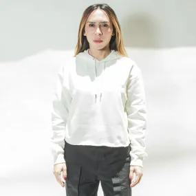 FLOWER CHAIR CROPPED HOODIE OFF WHITE YELLOW