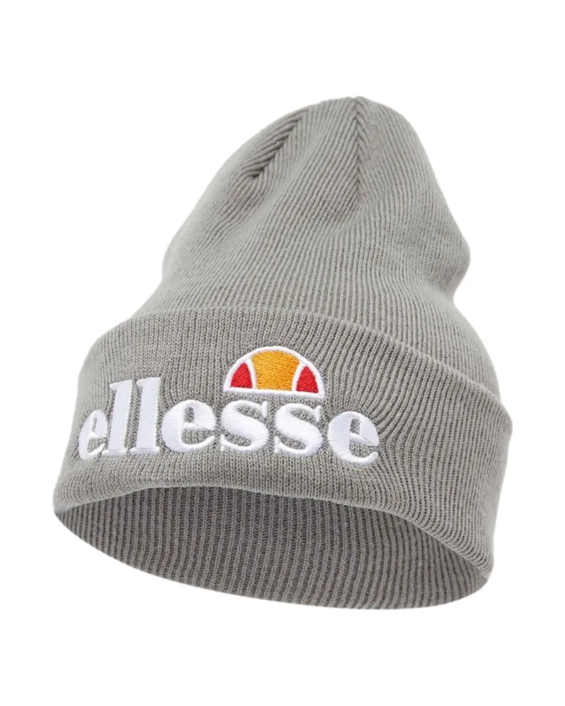 GORRO ELLESSE GRIS LOGO BORDADO FRENTE