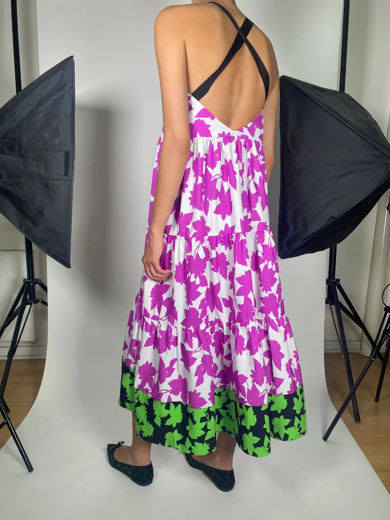 JAZMIN CHEBAR Vestido Flores Multicolor