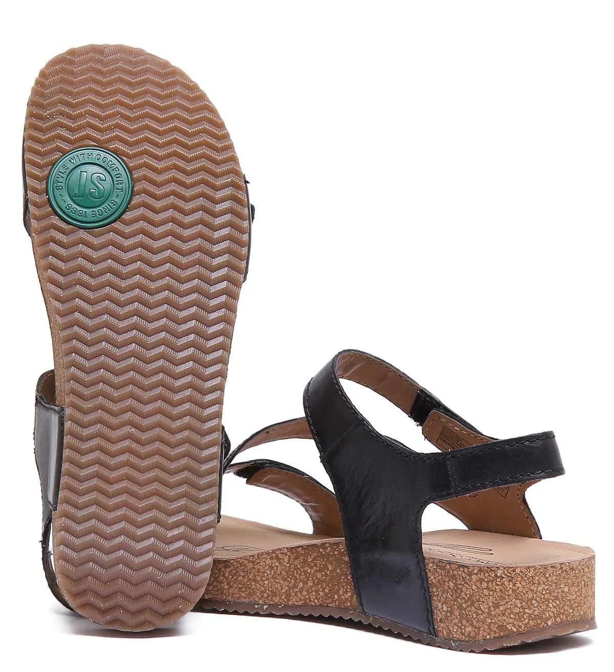 Josef Seibel Tonga 25 Sandalia con tira autoadherente para mujer en jeans