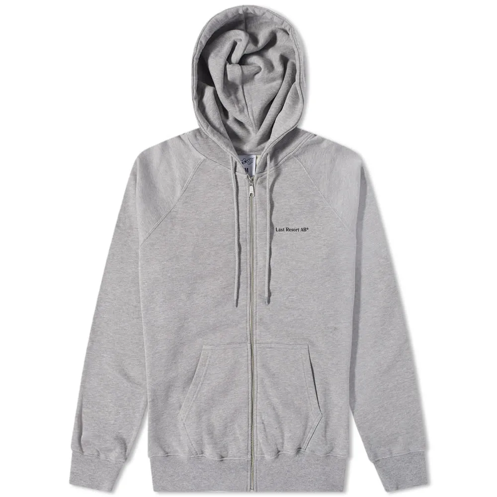 LAST RESORT AB Atlas Monogram Zip-Hoodie