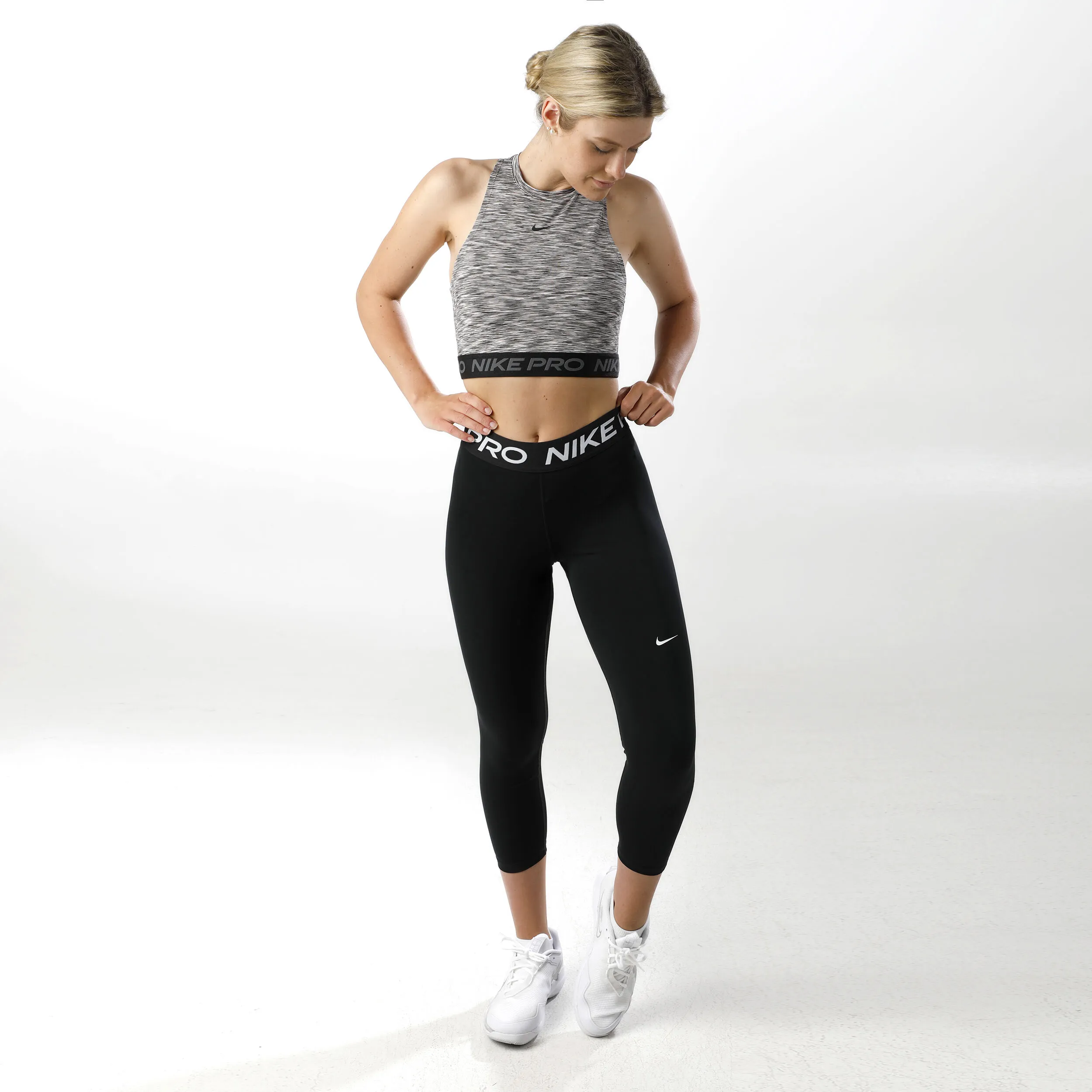 Nike Pro 365 3/4 Malla Mujeres
