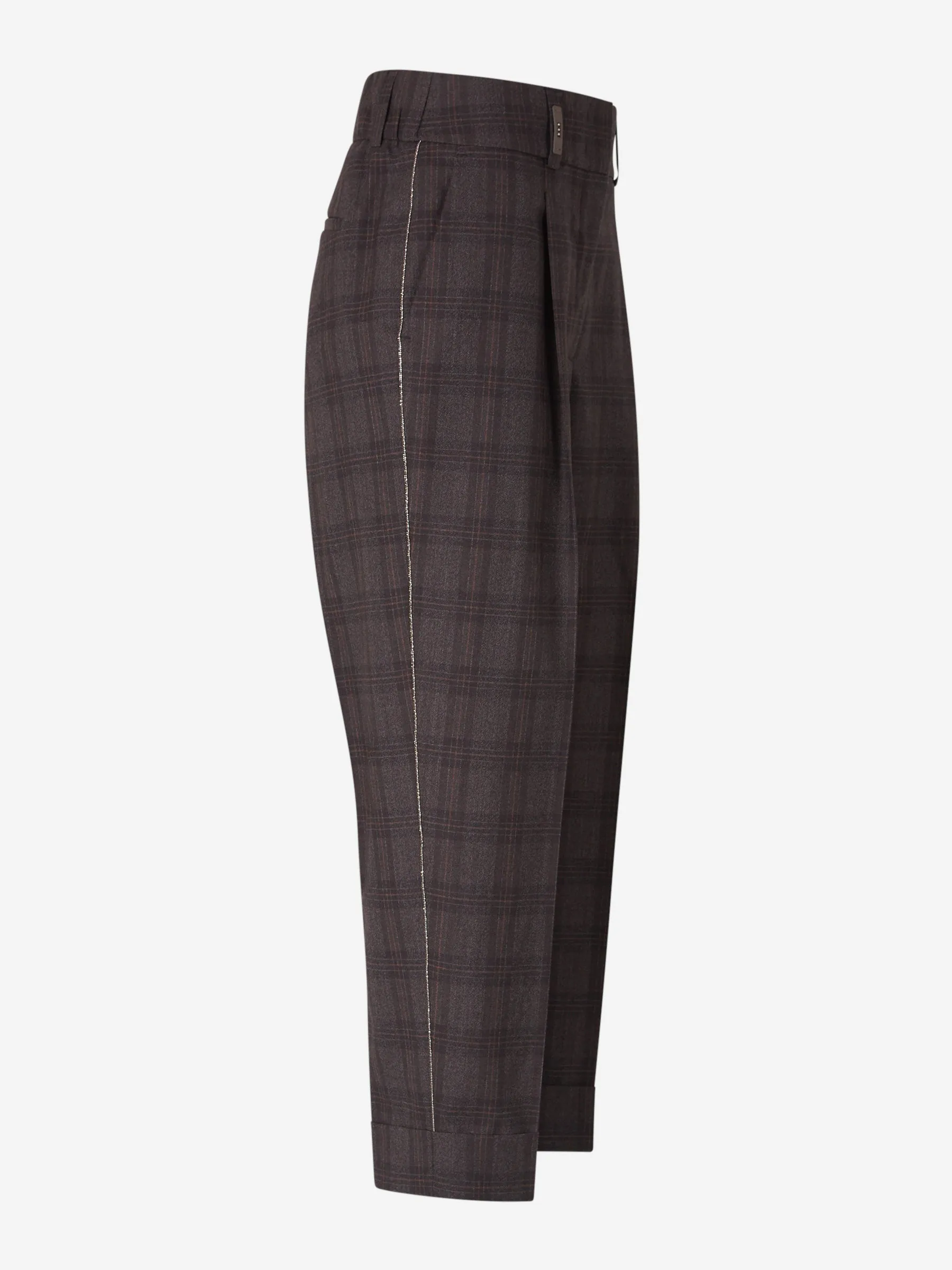 Peserico Pantalones Vestir Motivo Cuadros