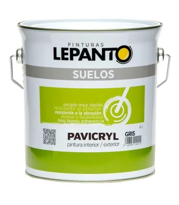 Pintura para suelos Lepanto - gris satinado 4l