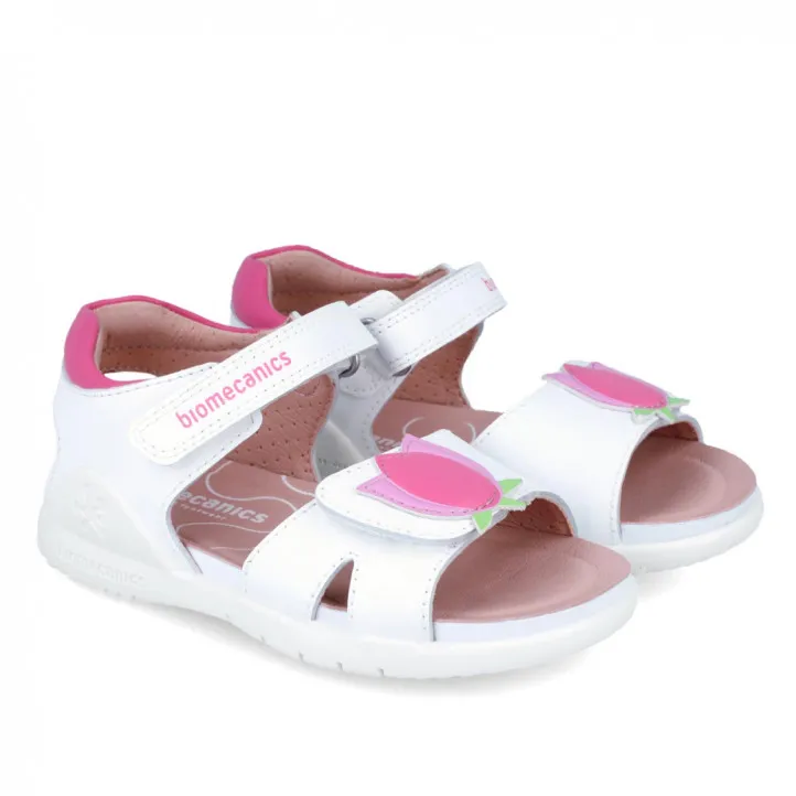 SANDALIAS BIOMECANICS DE NIñA BLANCO 242237A