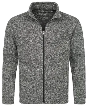 Stedman STE5850 - Sudadera Cremallera Hombre ACTIVE KNIT - Dark Grey Melange