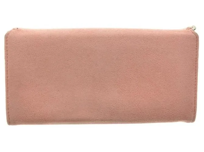 Stella Mc Cartney ***Cartera tipo clutch de gamuza Stella McCartney Rosa 