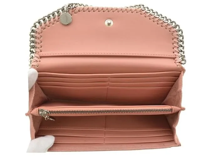 Stella Mc Cartney ***Cartera tipo clutch de gamuza Stella McCartney Rosa 